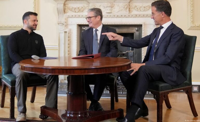 European Leaders Join Zelenskyy in Washington, Warn Against Land Concessions